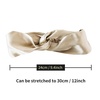 image:imageZIMASILK 19 Momme 100 Mulberry Silk Headband for Women Pink  Natural Silk Elastic Twisted Hair Wrap Turban For Washing Face amp Makeup NonSlip Sleep Hair Accessory1 Pack Taupe