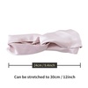 image:imageZIMASILK 19 Momme 100 Mulberry Silk Headband for Women Pink  Natural Silk Elastic Twisted Hair Wrap Turban For Washing Face amp Makeup NonSlip Sleep Hair Accessory1 Pack Pink