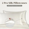 image:imageZIMASILK 19 Momme 100 Pure Mulberry Silk Bed Sheets  4Piece Sheet Set for Sleeping  Soft Breathable amp Hypoallergenic for a Comfortable Sleep  Queen Gray Ivory