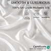 image:imageZIMASILK 19 Momme 100 Pure Mulberry Silk Bed Sheets  4Piece Sheet Set for Sleeping  Soft Breathable amp Hypoallergenic for a Comfortable Sleep  Queen Gray White