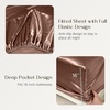 image:imageZIMASILK 19 Momme 100 Pure Mulberry Silk Bed Sheets  4Piece Sheet Set for Sleeping  Soft Breathable amp Hypoallergenic for a Comfortable Sleep  Queen Gray Light Brown