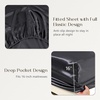 image:imageZIMASILK 19 Momme 100 Pure Mulberry Silk Bed Sheets  4Piece Sheet Set for Sleeping  Soft Breathable amp Hypoallergenic for a Comfortable Sleep  Queen Gray Space Gray