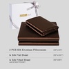 image:imageZIMASILK 19 Momme 100 Pure Mulberry Silk Bed Sheets  4Piece Sheet Set for Sleeping  Soft Breathable amp Hypoallergenic for a Comfortable Sleep  Queen Gray Chocolate