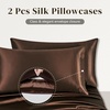 image:imageZIMASILK 19 Momme 100 Pure Mulberry Silk Bed Sheets  4Piece Sheet Set for Sleeping  Soft Breathable amp Hypoallergenic for a Comfortable Sleep  Queen Gray Chocolate