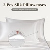 image:imageZIMASILK 19 Momme 100 Pure Mulberry Silk Bed Sheets  4Piece Sheet Set for Sleeping  Soft Breathable amp Hypoallergenic for a Comfortable Sleep  Queen Gray White