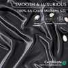 image:imageZIMASILK 19 Momme 100 Pure Mulberry Silk Bed Sheets  4Piece Sheet Set for Sleeping  Soft Breathable amp Hypoallergenic for a Comfortable Sleep  Queen Gray Space Gray