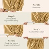 image:imageZIMASILK 22 Momme 100 Mulberry Silk Bonnet for Sleeping Women Pink  Double Layer Breathable Highest Grade 6A Silk Hair wrap Sleeping amp Hair Care Adjustable Elastic Stay On Head 1PcGold