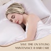 image:imageZIMASILK 22 Momme 100 Mulberry Silk Bonnet for Sleeping Women Pink  Double Layer Breathable Highest Grade 6A Silk Hair wrap Sleeping amp Hair Care Adjustable Elastic Stay On Head 1PcTaupe  New