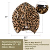 image:imageZIMASILK 22 Momme 100 Mulberry Silk Bonnet for Sleeping Women Pink  Double Layer Breathable Highest Grade 6A Silk Hair wrap Sleeping amp Hair Care Adjustable Elastic Stay On Head 1PcLeopardblackGolden
