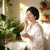 image:imageZIMASILK 22 Momme 100 Mulberry Silk Bonnet for Sleeping Women Pink  Double Layer Breathable Highest Grade 6A Silk Hair wrap Sleeping amp Hair Care Adjustable Elastic Stay On Head 1PcBlack
