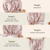 image:imageZIMASILK 22 Momme 100 Mulberry Silk Bonnet for Sleeping Women Pink  Double Layer Breathable Highest Grade 6A Silk Hair wrap Sleeping amp Hair Care Adjustable Elastic Stay On Head 1PcPink  Fruit Line Art