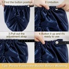 image:imageZIMASILK 22 Momme 100 Mulberry Silk Shower Cap for Women Hair Care Silk Hair Wrap for SleepingNavy Blue