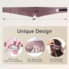 image:imageZIMASILK 22 Momme 100 Mulberry Silk Sleep Mask  Full Silk Filled  UltraSoft amp Breathable FaceHugging Blackout Eye Cover for Sleeping  Pink Gray Purple