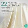 image:imageZIMASILK 22 Momme 100 Silk Pillowcase for Hair and Skin Ivory Queen  Pure Mulberry Silk Pillow Cases Grade 6A Luxury Hidden Zipper Soft amp Smooth Gift Box 1pc Queen 20x30Ivory  Fruit Line Art