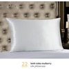 image:imageZIMASILK 22 Momme 100 Silk Pillowcase for Hair and Skin Ivory Queen  Pure Mulberry Silk Pillow Cases Grade 6A Luxury Hidden Zipper Soft amp Smooth Gift Box 1pc Queen 20x30Light Grey