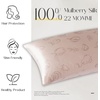 image:imageZIMASILK 22 Momme 100 Silk Pillowcase for Hair and Skin Ivory Queen  Pure Mulberry Silk Pillow Cases Grade 6A Luxury Hidden Zipper Soft amp Smooth Gift Box 1pc Queen 20x30Pink  Fruit Line Art