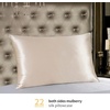 image:imageZIMASILK 22 Momme 100 Silk Pillowcase for Hair and Skin Ivory Queen  Pure Mulberry Silk Pillow Cases Grade 6A Luxury Hidden Zipper Soft amp Smooth Gift Box 1pc Queen 20x30Beige