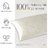 image:imageZIMASILK 22 Momme 100 Silk Pillowcase for Hair and Skin Ivory Queen  Pure Mulberry Silk Pillow Cases Grade 6A Luxury Hidden Zipper Soft amp Smooth Gift Box 1pc Queen 20x30Ivory  Fruit Line Art