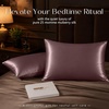 image:imageZIMASILK 25 Momme 100 Pure Mulberry Silk Pillow Cases Iron Gray Queen  Natural Silk Highest Grade 6A Hair and Skin Care Thick amp Soft Gift for Women Men 1pc Queen 20x30Gray Purple