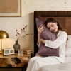 image:imageZIMASILK 25 Momme 100 Pure Mulberry Silk Pillow Cases Iron Gray Queen  Natural Silk Highest Grade 6A Hair and Skin Care Thick amp Soft Gift for Women Men 1pc Queen 20x30Gray Purple
