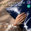 image:imageZIMASILK 25 Momme 100 Pure Mulberry Silk Pillow Cases Iron Gray Queen  Natural Silk Highest Grade 6A Hair and Skin Care Thick amp Soft Gift for Women Men 1pc Queen 20x30Navy Blue