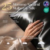 image:imageZIMASILK 25 Momme 100 Pure Mulberry Silk Pillow Cases Iron Gray Standard  Natural Silk Highest Grade 6A Hair and Skin Care Thick amp Soft Gift for Women Men 1pc Standard 20x26Black