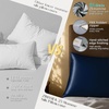 image:imageZIMASILK 25 Momme 100 Pure Mulberry Silk Pillow Cases Iron Gray Standard  Natural Silk Highest Grade 6A Hair and Skin Care Thick amp Soft Gift for Women Men 1pc Standard 20x26Navy Blue