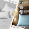 image:imageZIMASILK 25 Momme 100 Pure Mulberry Silk Pillow Cases Iron Gray Standard  Natural Silk Highest Grade 6A Hair and Skin Care Thick amp Soft Gift for Women Men 1pc Standard 20x26Light Blue