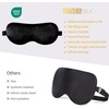 image:imageZIMASILK Adjustable 100 22 Momme Mulberry Silk Sleep Mask  Filled with Natural Silk  Softest amp Breathable  Blackout Eye Mask for Women Men Gift for Travel Nap BlackBlack  New