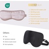 image:imageZIMASILK Adjustable 100 22 Momme Mulberry Silk Sleep Mask  Filled with Natural Silk  Softest amp Breathable  Blackout Eye Mask for Women Men Gift for Travel Nap BlackPink