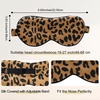 image:imageZIMASILK Adjustable 100 22 Momme Mulberry Silk Sleep Mask  Filled with Natural Silk  Softest amp Breathable  Blackout Eye Mask for Women Men Gift for Travel Nap BlackLeopard  Black Golden