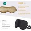 image:imageZIMASILK Adjustable 100 22 Momme Mulberry Silk Sleep Mask  Filled with Natural Silk  Softest amp Breathable  Blackout Eye Mask for Women Men Gift for Travel Nap BlackGolden