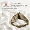 image:imageZIMASILK Adjustable 100 Mulberry Silk Headband for Women Black  19 Momme Silk NonSlip Twisted Hair Wrap Washing Face amp Makeup Soft Hair Accessories NoPull Gentle on Hair Gift BoxTaupe