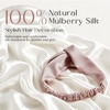 image:imageZIMASILK Adjustable 100 Mulberry Silk Headband for Women Black  19 Momme Silk NonSlip Twisted Hair Wrap Washing Face amp Makeup Soft Hair Accessories NoPull Gentle on Hair Gift BoxPink