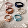 image:imageZIMASILK Adjustable 100 Mulberry Silk Headband for Women Black  19 Momme Silk NonSlip Twisted Hair Wrap Washing Face amp Makeup Soft Hair Accessories NoPull Gentle on Hair Gift BoxNavy Blue