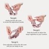 image:imageZIMASILK Adjustable 100 Mulberry Silk Headband for Women Black  19 Momme Silk NonSlip Twisted Hair Wrap Washing Face amp Makeup Soft Hair Accessories NoPull Gentle on Hair Gift BoxPolka Dot