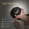 image:imageZIMASILK Adjustable 100 Mulberry Silk Sleep Mask  SuperSmooth Soft Natural Silk Eye Mask for Sleep Travel Multiple Color Options  Black 1 Pack  Eyelashes