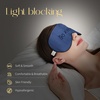 image:imageZIMASILK Adjustable 100 Mulberry Silk Sleep Mask  SuperSmooth Soft Natural Silk Eye Mask for Sleep Travel Multiple Color Options  Black 1 Pack  Go Away  Navy Blue