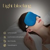 image:imageZIMASILK Adjustable 100 Mulberry Silk Sleep Mask  SuperSmooth Soft Natural Silk Eye Mask for Sleep Travel Multiple Color Options  Black 1 Pack  Methyl Blue