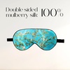image:imageZIMASILK Adjustable 100 Mulberry Silk Sleep Mask  SuperSmooth Soft Natural Silk Eye Mask for Sleep Travel Multiple Color Options  Black 1 Pack  Pattern 5