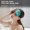 image:imageZIMASILK Adjustable 100 Mulberry Silk Sleep Mask  SuperSmooth Soft Natural Silk Eye Mask for Sleep Travel Multiple Color Options  Black 1 Pack  Pattern 5