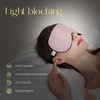 image:imageZIMASILK Adjustable 100 Mulberry Silk Sleep Mask  SuperSmooth Soft Natural Silk Eye Mask for Sleep Travel Multiple Color Options  Black 1 Pack  Pink