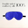 image:imageZIMASILK Adjustable 100 Mulberry Silk Sleep Mask  SuperSmooth Soft Natural Silk Eye Mask for Sleep Travel Multiple Color Options  Black 1 Pack  Royal Blue