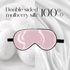 image:imageZIMASILK Adjustable 100 Mulberry Silk Sleep Mask  SuperSmooth Soft Natural Silk Eye Mask for Sleep Travel Multiple Color Options  Black 2 Pack  Navy BluePink