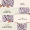 image:imageZIMASILK Adjustable 22 Momme 100 Mulberry Silk Bonnet for Sleeping Purple  DoubleLayered Silk Hair Bonnet for AntiFrizz amp Hair Protection  Reduces Slipping 1PcPurple