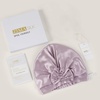 image:imageZIMASILK Adjustable 22 Momme 100 Mulberry Silk Bonnet for Sleeping Purple  DoubleLayered Silk Hair Bonnet for AntiFrizz amp Hair Protection  Reduces Slipping 1PcPurple