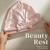 image:imageZIMASILK Adjustable 22 Momme 100 Mulberry Silk Bonnet for Sleeping Purple  DoubleLayered Silk Hair Bonnet for AntiFrizz amp Hair Protection  Reduces Slipping 1PcPink