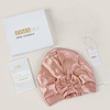 image:imageZIMASILK Adjustable 22 Momme 100 Mulberry Silk Bonnet for Sleeping Purple  DoubleLayered Silk Hair Bonnet for AntiFrizz amp Hair Protection  Reduces Slipping 1PcBlush Pink