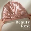 image:imageZIMASILK Adjustable 22 Momme 100 Mulberry Silk Bonnet for Sleeping Purple  DoubleLayered Silk Hair Bonnet for AntiFrizz amp Hair Protection  Reduces Slipping 1PcBlush Pink