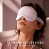 image:imageZIMASILK Adjustable 22 Momme 100 Pure Mulberry Silk Sleep Mask  3D Contoured Cup Eye Mask Soft Breathable Blindfold for Women Men Perfect Blocks Light for Sleeping BlackPinkadjustable